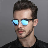 Semi Rimless Polarized Sunglasses