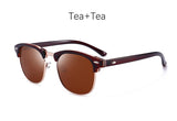 Semi Rimless Polarized Sunglasses