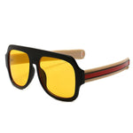 Men Retro Oversized Sunglasses