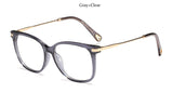 Square Transparent Glasses Eyeglasses