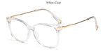 Square Transparent Glasses Eyeglasses